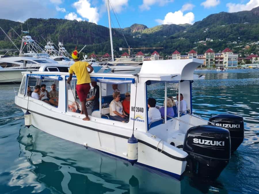 From Mahe eden island to Praslin & Ladigue Daytrip - The boat ride from Mahé to Praslin