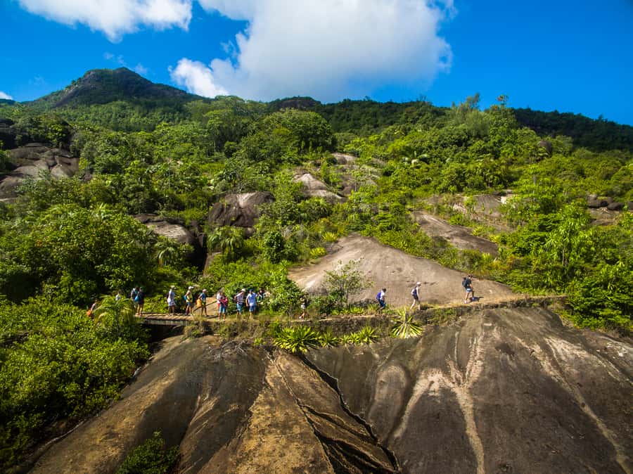 From Mahe: Guided Nature Trail Walk to Anse Major Beach - Granite boulders, strong waves, and open sea